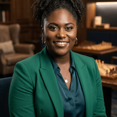 Professional photo of Danielle Brooks, chess mentor